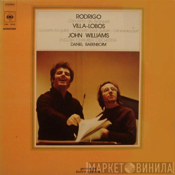 , Joaquín Rodrigo , Heitor Villa-Lobos , John Williams  , English Chamber Orchestra  Daniel Barenboim  - Concierto De Aranjuez / Concerto For Guitar