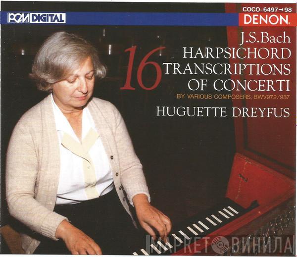 , Johann Sebastian Bach  Huguette Dreyfus  - 16 Harpsichord Transcriptions Of Concerti By Various Composers, BWV 972/987