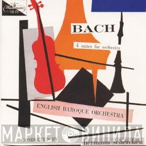 ; Johann Sebastian Bach , Hermann Scherchen  The English Baroque Orchestra  - 4 Suites For Orchestra