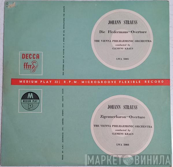 , Johann Strauss Jr.  Wiener Philharmoniker  - Die Fledermaus (Overture) / Zigeunerbaron (Overture)