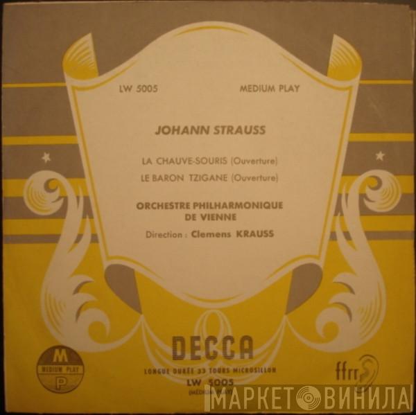 , Johann Strauss Jr.  Wiener Philharmoniker  - La Chauve-Souris (Ouverture) / Le Baron Tzigane (Ouverture)