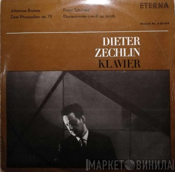 / Johannes Brahms , Franz Schubert  Dieter Zechlin  - Zwei Rhapsodien Op. 79 / Klaviersonate C-moll Op. Posth.