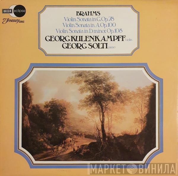 , Johannes Brahms , Georg Kulenkampff  Georg Solti  - Violin Sonata In G, Op.78 / Violin Sonata In A, Op.100 / Violin Sonata In D Minor, Op.108