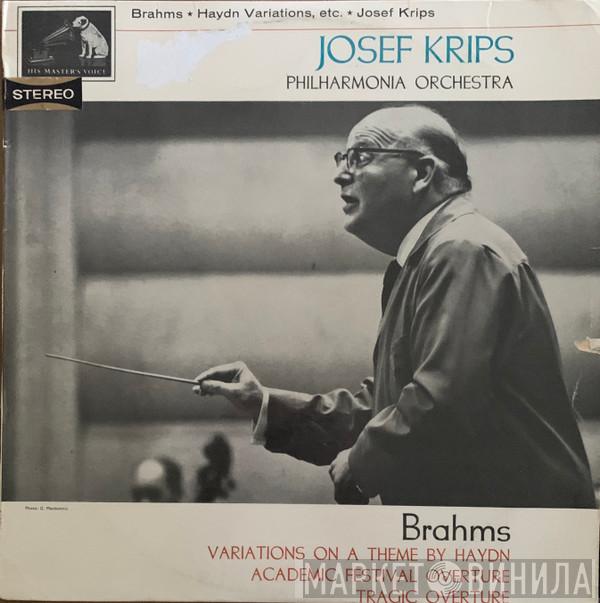 , Johannes Brahms , Philharmonia Orchestra  Josef Krips  - Variations On A Theme By By Haydn, Op. 56a / Academic Festival Overture, Op. 80 / Tragic Overture, Op. 81