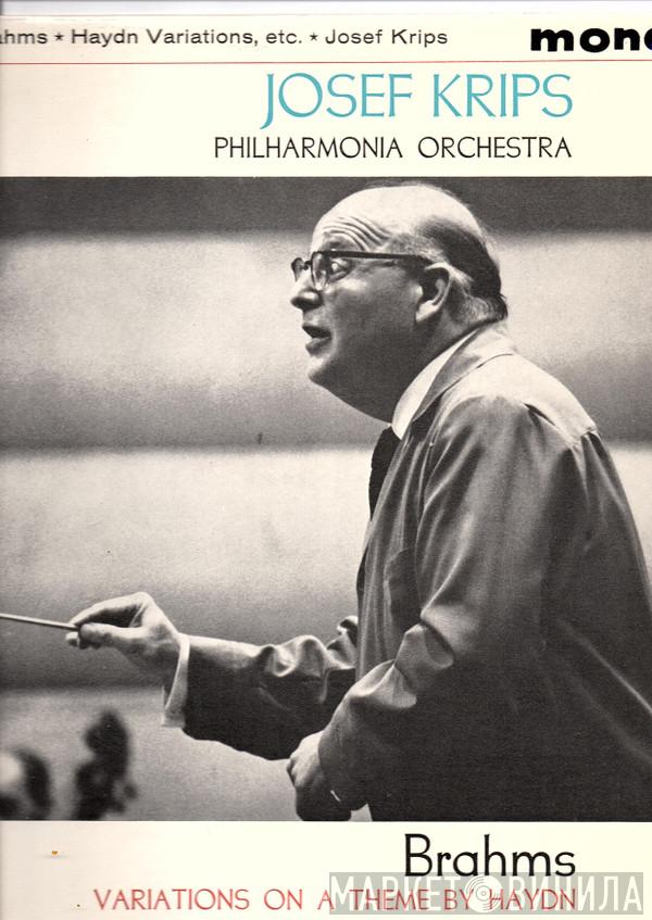 , Johannes Brahms , Philharmonia Orchestra  Josef Krips  - Variations On A Theme By By Haydn, Op. 56a / Academic Festival Overture, Op. 80 / Tragic Overture, Op. 81