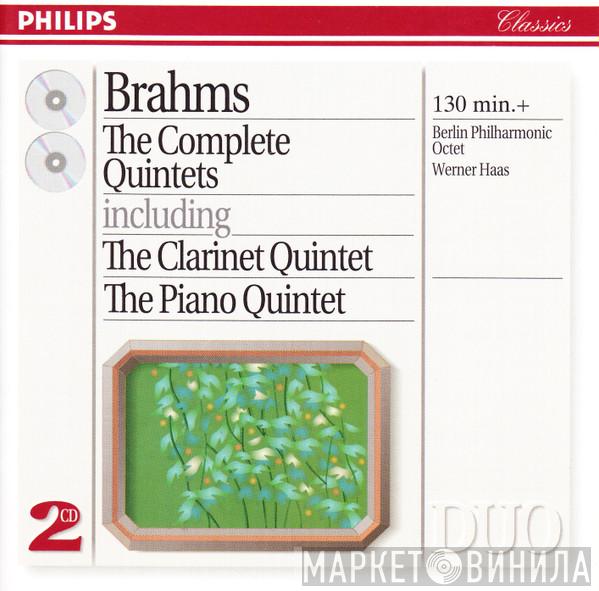 , Johannes Brahms , Philharmonisches Oktett Berlin  Werner Haas  - The Complete Quintets Including The Clarinet Quintet / The Piano Quintet