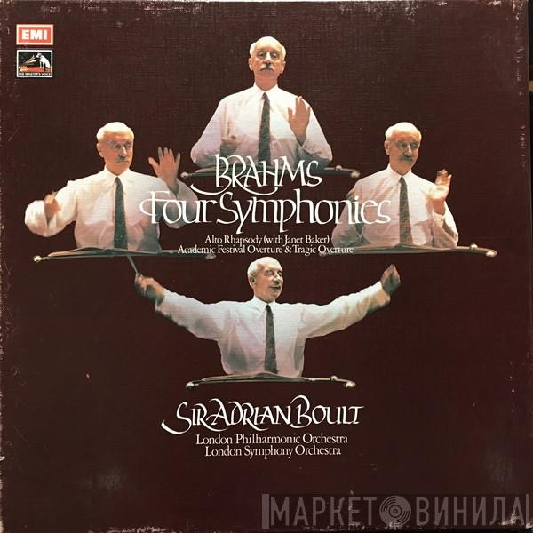 - Johannes Brahms , Sir Adrian Boult , The London Philharmonic Orchestra , The London Symphony Orchestra  Janet Baker  - Four Symphonies / Alto Rhapsody (With Janet Baker) / Academic Festival Overture & Tragic Overture