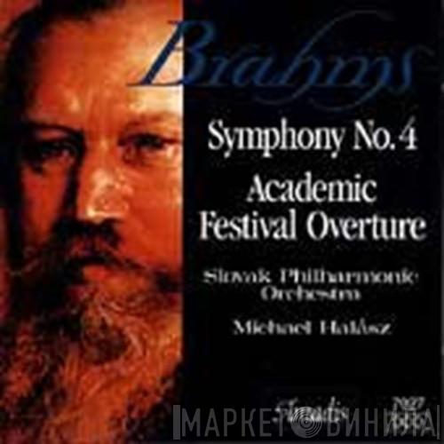 : Johannes Brahms , Slovak Philharmonic Orchestra  Michael Halász  - Symphony No. 4 / Academic Festival Overture
