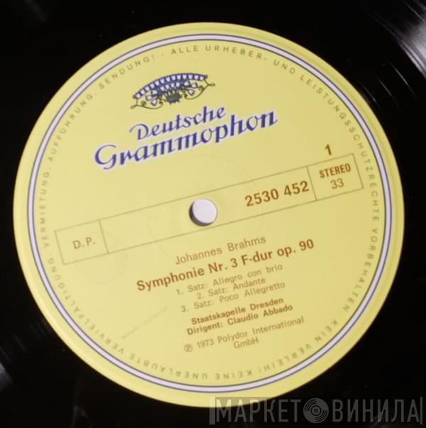 , Johannes Brahms , Staatskapelle Dresden  Claudio Abbado  - Symphonie Nr.3 / Haydn-Variationen