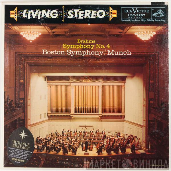 , Johannes Brahms / Boston Symphony Orchestra  Charles Munch  - Symphony No. 4 In E Minor, Op. 98