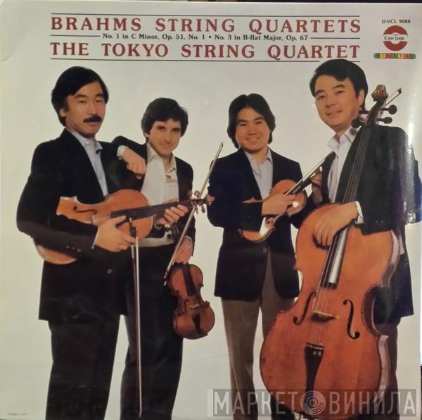 / Johannes Brahms  Tokyo String Quartet  - String Quartets: No. 1 In C Minor, Op. 51, No. 1 / No. 3 In B-flat Major, Op. 67