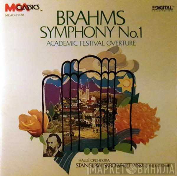 : Johannes Brahms Conducted By Hallé Orchestra  Stanislaw Skrowaczewski  - Symphony Nº.1 In C Minor, Op.68, Academic Festival Overture, Op.80