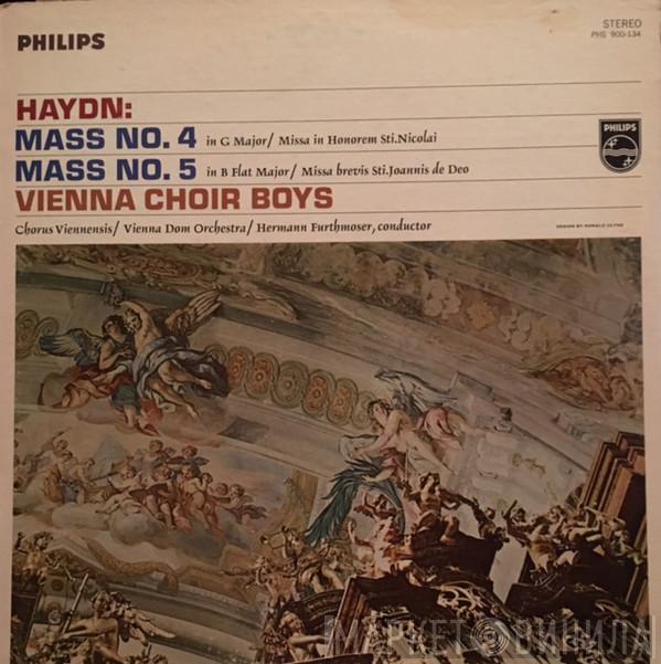 : Joseph Haydn / Die Wiener Sängerknaben / Chorus Viennensis  Wiener Domorchester  - Mass No. 4 In G Major, Mass No. 5 In B Flat Major