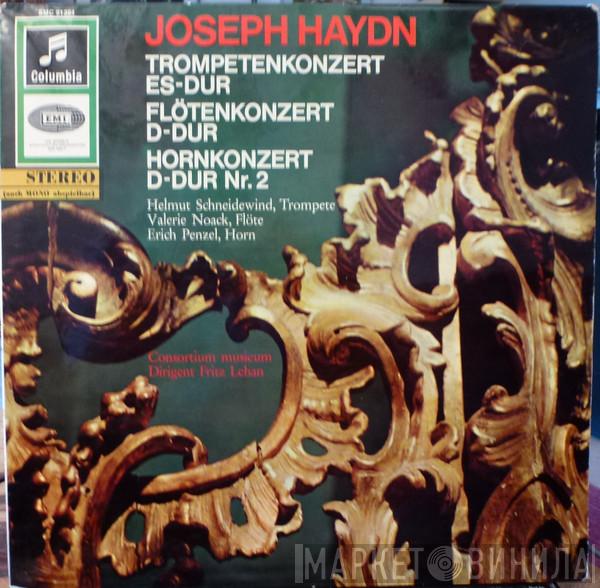 - Joseph Haydn , Hellmut Schneidewind , Valerie Noack , Erich Penzel Dirigent Consortium Musicum   Fritz Lehan  - Trompetenkonzert Es-Dur / Flötenkonzert D-Dur / Hornkonzert D-Dur Nr. 2