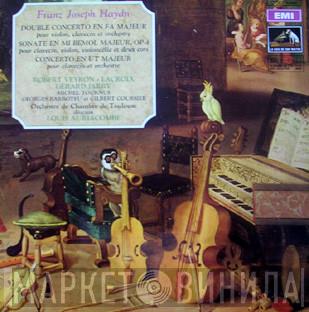 - Joseph Haydn , Robert Veyron-Lacroix , Gérard Jarry , Michel Tournus Et Georges Barboteu , Gilbert Coursier Direction Orchestre De Chambre De Toulouse  Louis Auriacombe  - Double Concerto En Fa Majeur / Sonate En Mi Bemol Majeur, Op.4 / Concerto En Ut Majeur