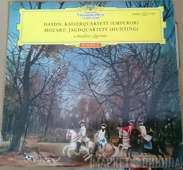 / Joseph Haydn - Wolfgang Amadeus Mozart  Amadeus-Quartett  - Kaiserquartett (Emperor) / Jagdquartett (Hunting)