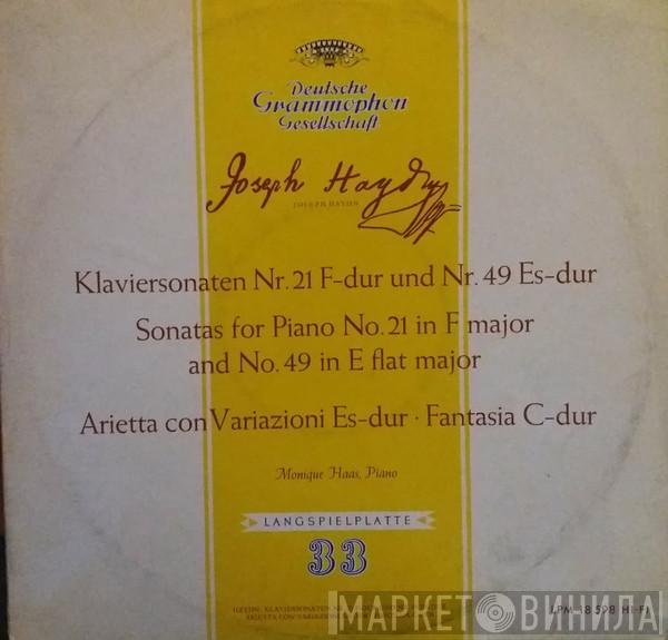 – Joseph Haydn  Monique Haas  - Klaviersonaten Nr. 21 F-dur Und Nr. 49 Es-dur = Sonatas For Piano No. 21 In F Major And No. 49 In E Flat Major / Arietta Con Variazioni Es-dur / Fantasia C-dur