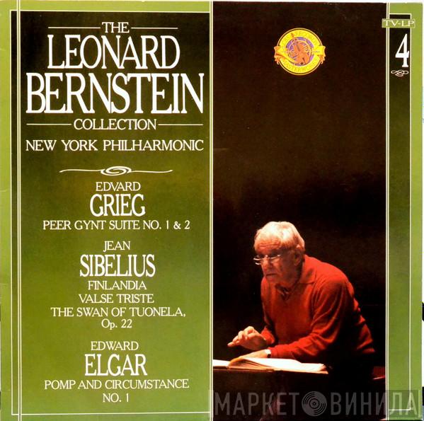 , Leonard Bernstein , The New York Philharmonic Orchestra / Edvard Grieg / Jean Sibelius  Sir Edward Elgar  - The Leonard Bernstein Collection