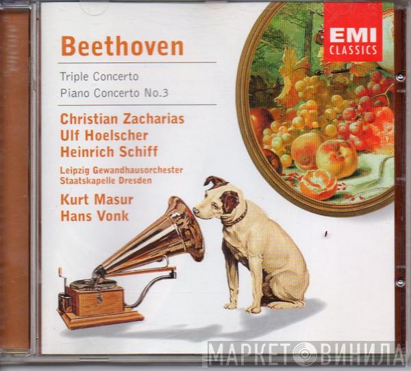 - Ludwig van Beethoven , Christian Zacharias , Ulf Hoelscher , Heinrich Schiff , Gewandhausorchester Leipzig , Staatskapelle Dresden , Kurt Masur  Hans Vonk  - Triple Concerto / Piano Concerto No. 3