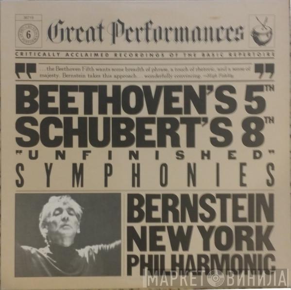 / Ludwig van Beethoven / Franz Schubert , Leonard Bernstein  The New York Philharmonic Orchestra  - Beethoven: Symphony No. 5 In C Minor, Op. 67 / Schubert: Symphony No. 8 In B Minor "Unfinished"