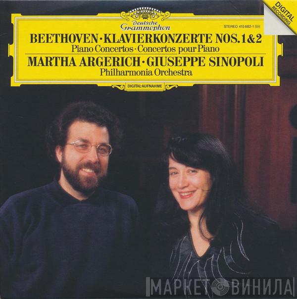 / Ludwig van Beethoven • Martha Argerich / Philharmonia Orchestra  Giuseppe Sinopoli  - Klavierkonzerte = Piano Concertos Nos.1&2