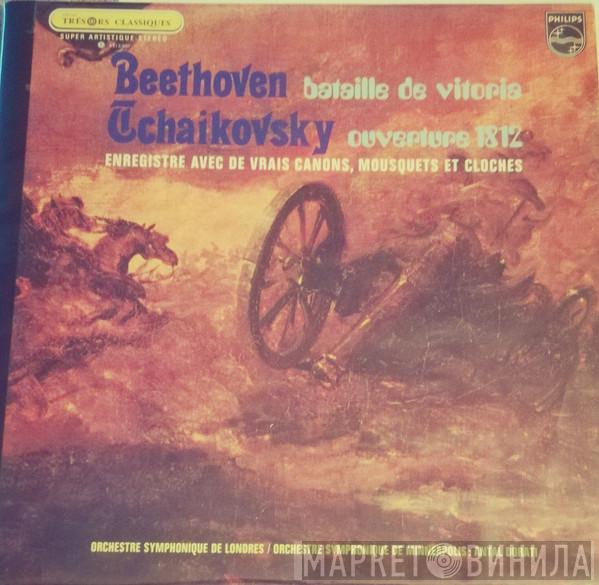 / Ludwig van Beethoven - Pyotr Ilyich Tchaikovsky / The London Symphony Orchestra : Minneapolis Symphony Orchestra  Antal Dorati  - Bataille De Vitoria / Ouverture 1812 - (Enregistré Avec De Vrais Canons, Mousquets Et Cloches)