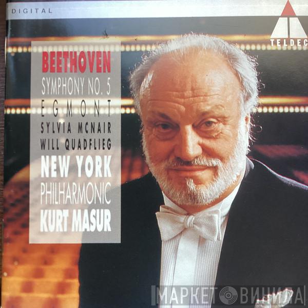 , Ludwig van Beethoven , The New York Philharmonic Orchestra , Kurt Masur , Sylvia McNair  Will Quadflieg  - Symphony No. 5 / Egmont