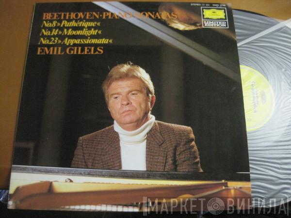 , Ludwig van Beethoven  Emil Gilels  - Piano Sonatas: No.8 Pathétique / No.14 Moonlight / No.23 Appassionata