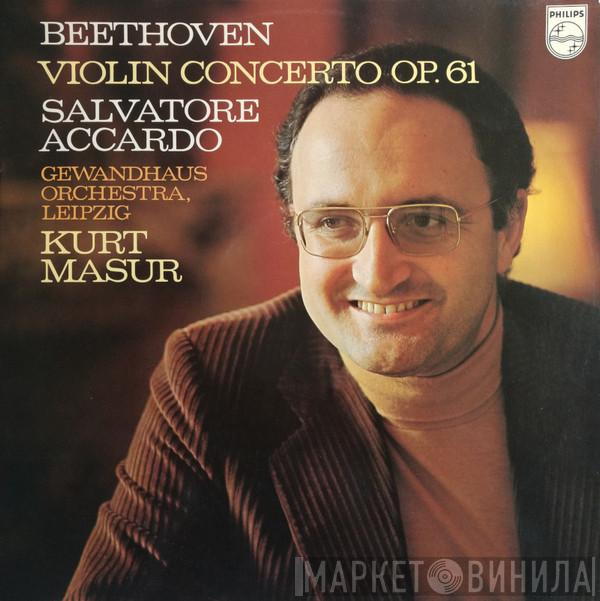 - Ludwig van Beethoven / Salvatore Accardo , Gewandhausorchester Leipzig  Kurt Masur  - Violin Concerto Op. 61