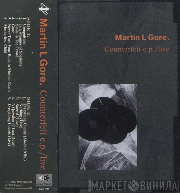 / Martin L. Gore  Depeche Mode  - Counterfeit E.P. / Live