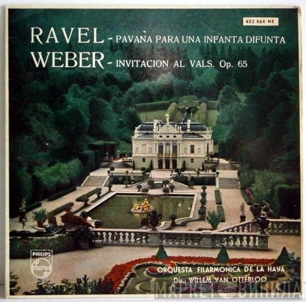 , Maurice Ravel / Carl Maria von Weber Dir.: The Hague Philharmonic  Willem Van Otterloo  - Pavana Para Una Infanta Difunta - Invitación Al Vals. Op. 65