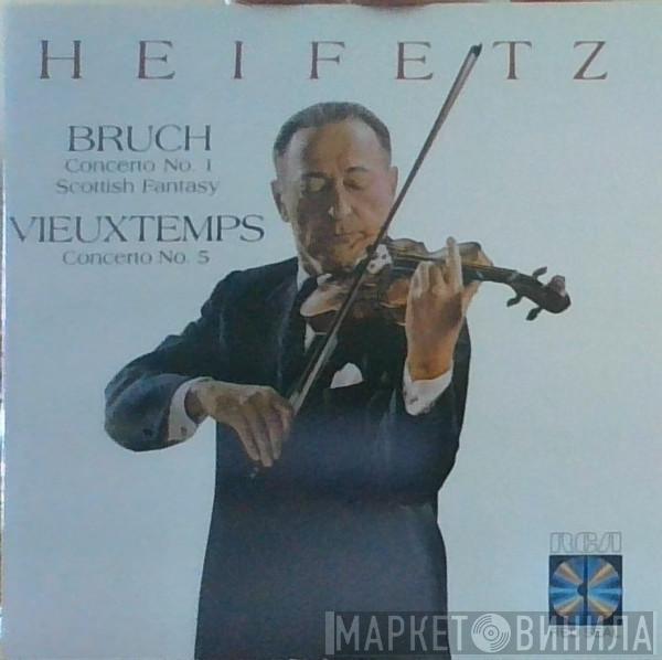 , Max Bruch - Henri Vieuxtemps , Jascha Heifetz , The New Symphony Orchestra Of London  Sir Malcolm Sargent  - Concerto No. 1, Scottish Fantasy / Concerto No. 5