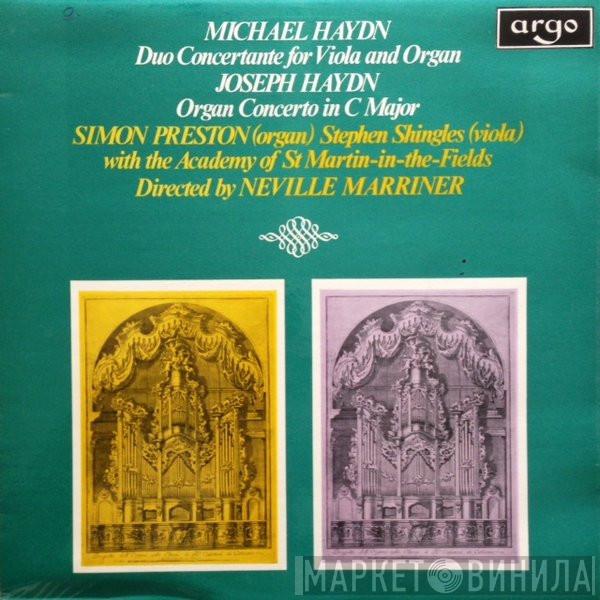 / Michael Haydn - Joseph Haydn , Simon Preston , Stephen Shingles , The Academy Of St. Martin-in-the-Fields  Sir Neville Marriner  - Duo Concertante For Viola And Organ / Organ Concerto In C Major