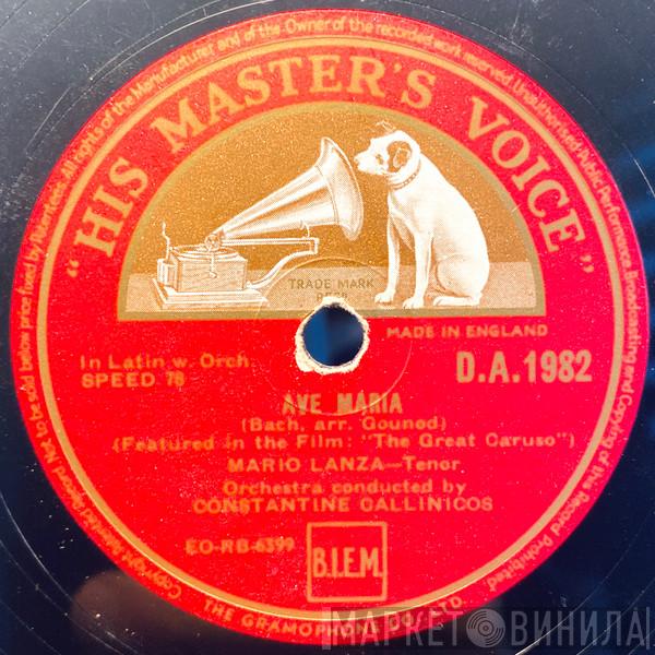 , Orchestra conducted by Mario Lanza  Constantine Callinicos  - Ave Maria / Because