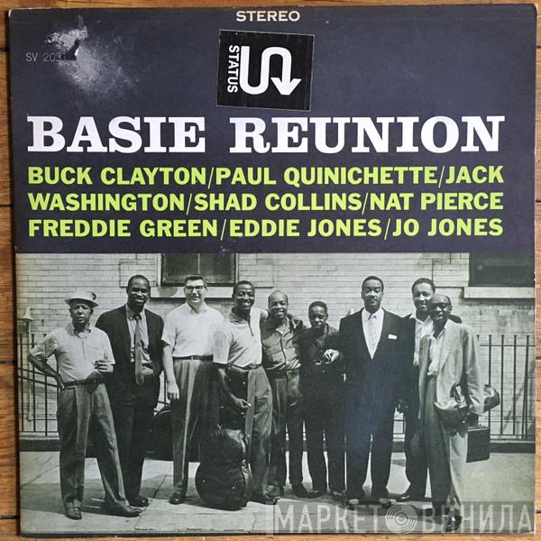 / Paul Quinichette / Buck Clayton / Shad Collins / Jack Washington / Freddie Green / Eddie Jones / Jo Jones  Nat Pierce  - Basie Reunion