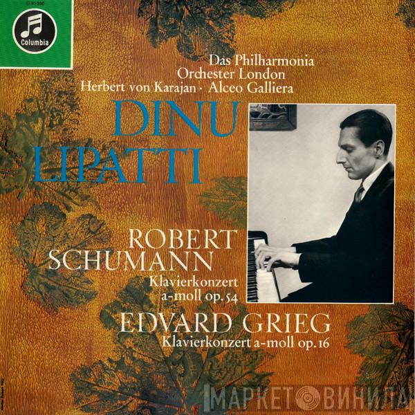 | Philharmonia Orchestra • Herbert von Karajan | Alceo Galliera | Robert Schumann  Edvard Grieg  - Klavierkonzert A-Moll Op. 54 | Klavierkonzert A-Moll Op. 16