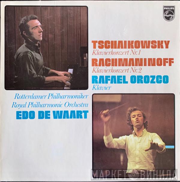 , Pyotr Ilyich Tchaikovsky , Sergei Vasilyevich Rachmaninoff , Rafaël Orozco  Edo de Waart  - Klavierkonzert Nr.1 / Klavierkonzert Nr. 2