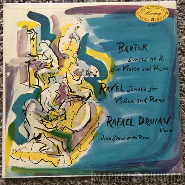 , Rafael Druian , John Simms  / Béla Bartók  Maurice Ravel  - Sonata No. 2 For Violin And Piano / Sonata For Violin And Piano