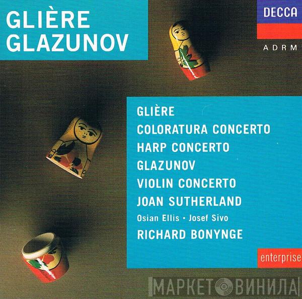 • Reinhold Glière / Alexander Glazunov • Joan Sutherland • Osian Ellis / Josef Sivo  Richard Bonynge  - Coloratura Concerto, Harp Concerto • Violin Concerto