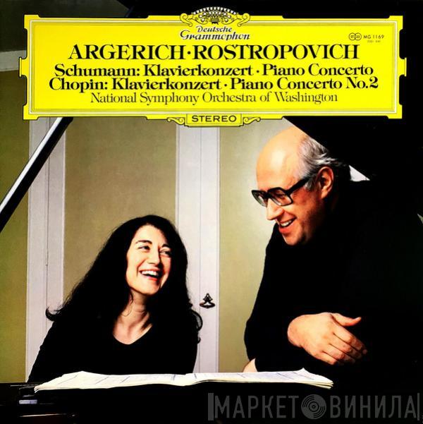 / Robert Schumann - Frédéric Chopin , Martha Argerich , Mstislav Rostropovich  National Symphony Orchestra  - Concerto for Piano / Concerto for Piano No. 2