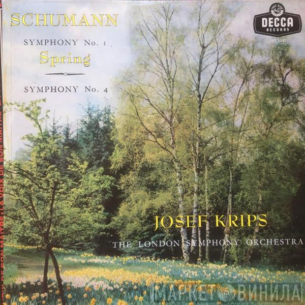 , Robert Schumann , Josef Krips  The London Symphony Orchestra  - Symphony No. 1 Spring / Symphony No. 4