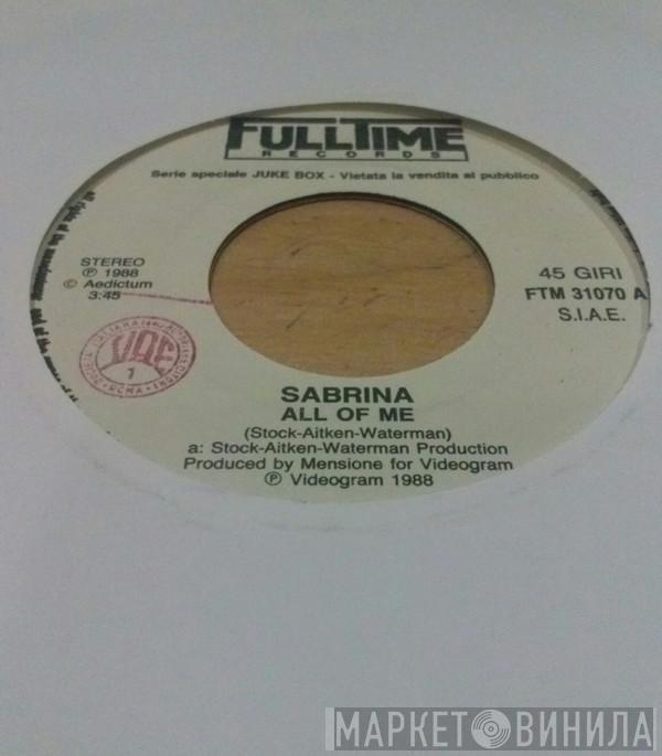 / Sabrina  Dr. Felix  - All Of Me / Party Time