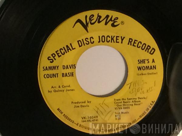 / Sammy Davis Jr.  Count Basie  - She's A Woman / You're Nobody Till Somebody Loves You