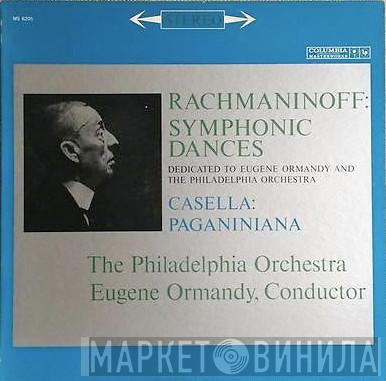 / Sergei Vasilyevich Rachmaninoff , Alfredo Casella , The Philadelphia Orchestra  Eugene Ormandy  - Symphonic Dances / Paganiniana