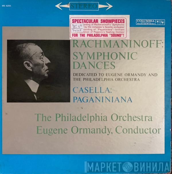 / Sergei Vasilyevich Rachmaninoff , Alfredo Casella , The Philadelphia Orchestra  Eugene Ormandy  - Symphonic Dances / Paganiniana