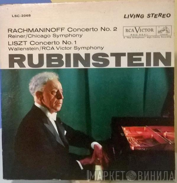 / Sergei Vasilyevich Rachmaninoff - Franz Liszt - Arthur Rubinstein , Fritz Reiner / The Chicago Symphony Orchestra  Alfred Wallenstein  - Concerto No. 2 • Concerto No. 1