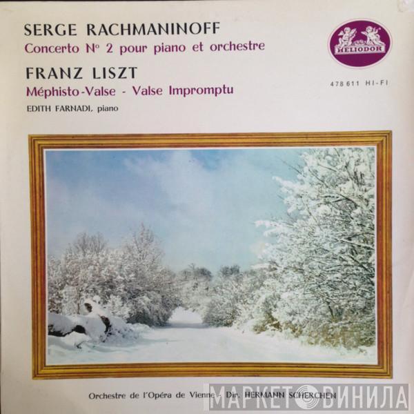 / Sergei Vasilyevich Rachmaninoff - Franz Liszt , Hermann Scherchen , Orchester Der Wiener Staatsoper  Edith Farnadi  - Concerto N°2 Pour Piano Et Orchestre En Ut Mineur / Méphisto-Valse