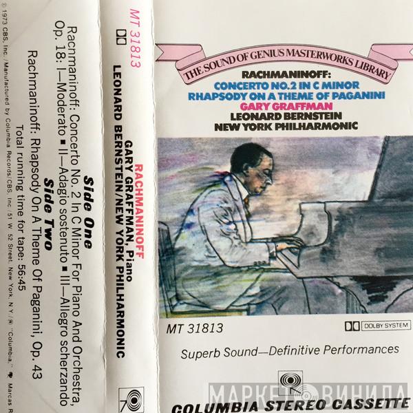 , Sergei Vasilyevich Rachmaninoff , Gary Graffman , Leonard Bernstein  The New York Philharmonic Orchestra  - Concerto No. 2 In C Minor / Rhapsody On A Theme Of Paganini