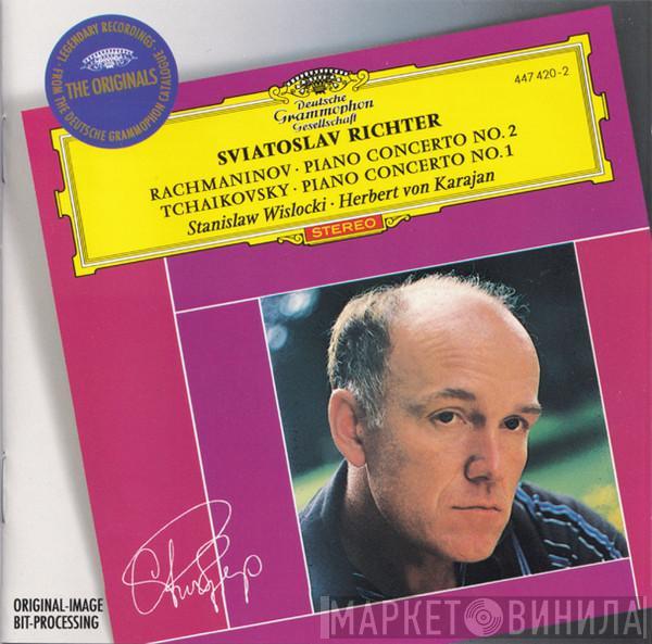/ Sergei Vasilyevich Rachmaninoff – Pyotr Ilyich Tchaikovsky , Sviatoslav Richter , Stanislaw Wislocki  Herbert von Karajan  - Rachmaninov: Piano Concerto No. 2 / Tchaikovsky: Piano Concerto No.1