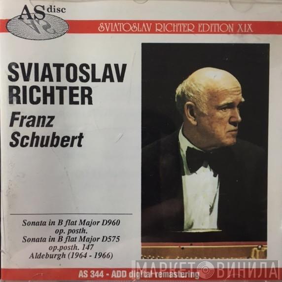 - Sviatoslav Richter  Franz Schubert  - Sonata In B Flat Major D960 Op. Posth. / Sonata In B Flat Major D575 Op. Posth. 147